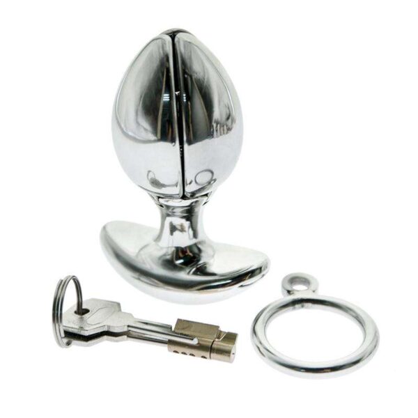 Locking Butt Plug for Anal Chastity